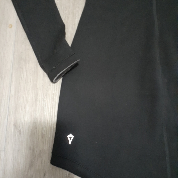 Ivivva by Lululemon Set To Go Reversible Heather Grey/Black Shirt Dress Girls 12 - Picture 7 of 8